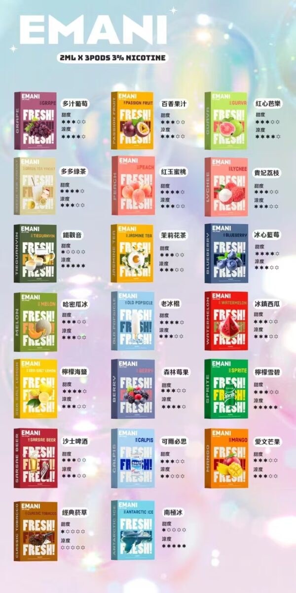 微信图片_20250528143329 【EMANI依馬尼煙彈】❤️🔥3顆裝🔥一代通用 獨特台灣本土口味 ✨冬瓜冷露 😍 必點產品